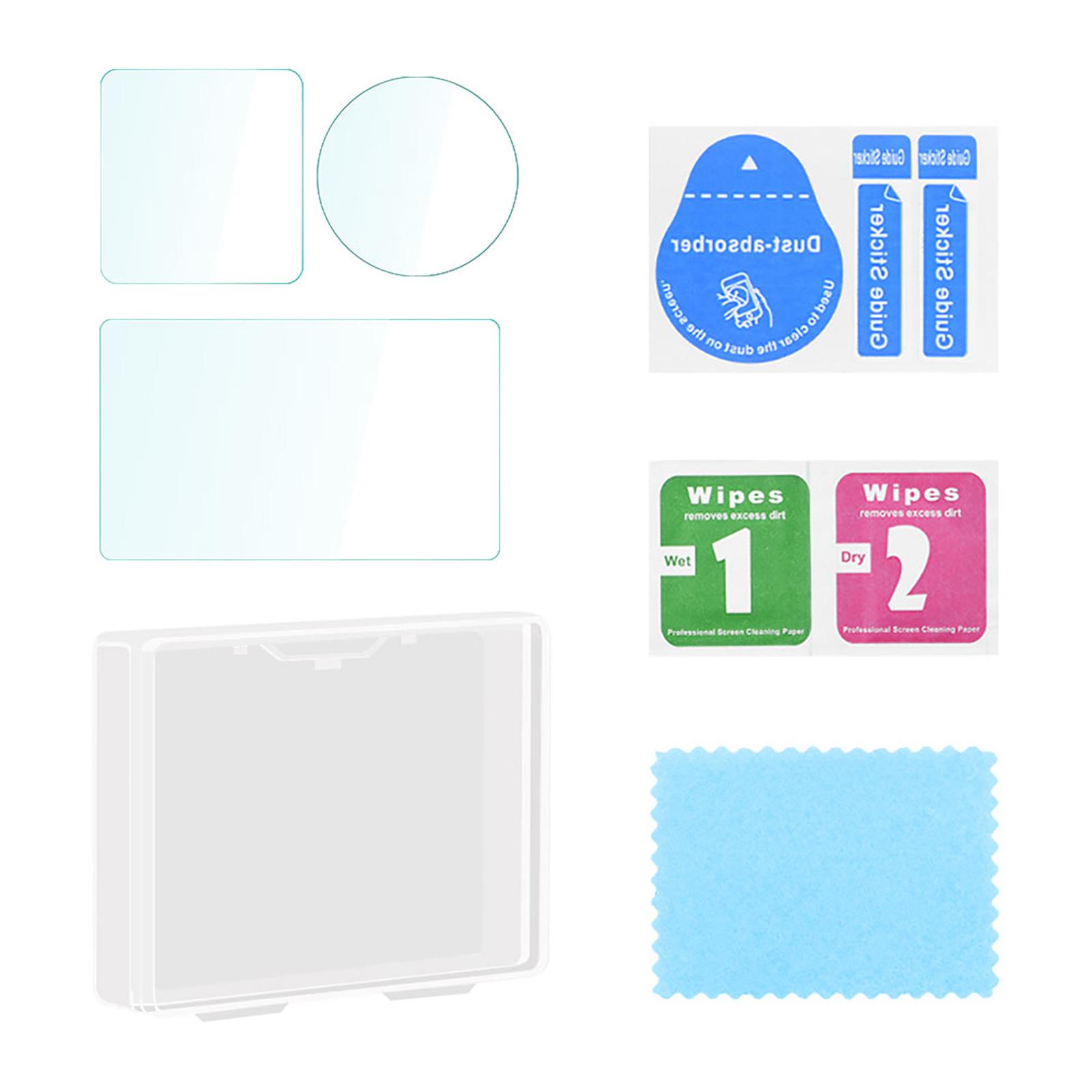 Качественное закаленное стекло для камеры Action 4 9H Твердость Закаленное стекло для экрана объектива Взрывозащитная пленка Аксессуары 1