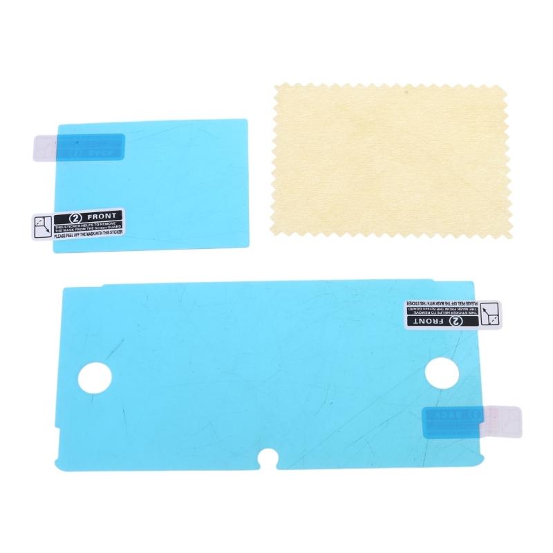 2 шт. Защитная пленка для экрана игровой консоли 3DS, взрывозащитная, защита от царапин, полное покрытие, ударопрочная 1